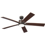 Lucian Elite Ceiling Fan with Light - Olde Bronze / Cherry / Walnut