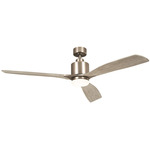 Ridley II Ceiling Fan with Light - Antique Pewter / Weathered White Walnut
