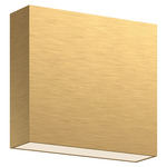 Mica Indoor / Outdoor Wall Sconce - Brushed Gold / Frosted