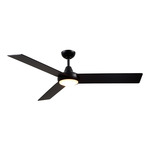 Owens Ceiling Fan - Matte Black / Black