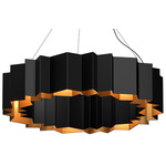 Akira Chandelier by Kuzco Lighting | CH58030-BK/GD | KZC1192983 Akira Chandelier by Kuzco Lighting | CH58030-BK/GD | KZC1192983