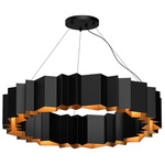 Akira Chandelier - Black / Gold