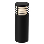 Blaine Outdoor Bollard - Black / Frosted