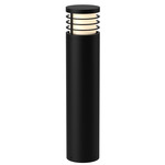 Blaine Outdoor Bollard - Black / Frosted