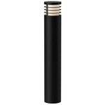 Blaine Outdoor Bollard - Black / Frosted