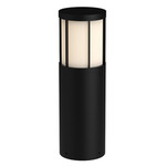 Alden Outdoor Bollard - Black / Frosted