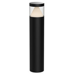 Hanover Outdoor Bollard - Black / Clear / White