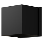Rene Outdoor Square Wall Sconce - Black
