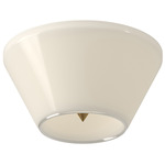 Holt Ceiling Light - Brushed Gold / Opal