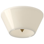 Holt Ceiling Light - Brushed Gold / Opal