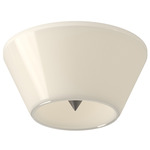 Holt Ceiling Light - Brushed Nickel / Opal