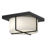 Regalo Ceiling Light - Black / Opal