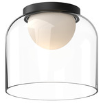 Cedar Ceiling Light - Black / Frost / Clear