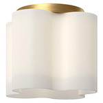 Clover Ceiling Light - Brushed Gold / Opal