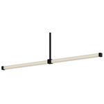 Blade Linear Pendant - Black / Clear / White