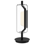 Hilo Table Lamp - Black / Clear / White