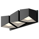 Cubix Bathroom Vanity Light - Black / White