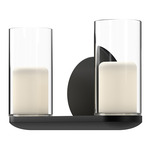 Birch Bathroom Vanity Light - Black / Clear / White