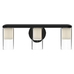 Birch Bathroom Vanity Light - Black / Clear / White