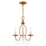 Alessia Chandelier - Antique Gold Leaf