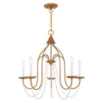 Alessia Chandelier - Antique Gold Leaf