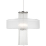 Alexis Chandelier - Brushed Nickel / K9 Crystal