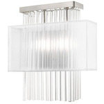 Alexis Wall Sconce - Brushed Nickel / K9 Crystal