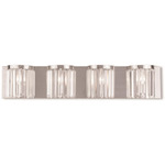 Ashton Bathroom vanity Light - Brushed Nickel / Crystal