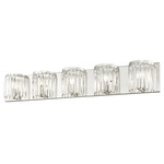 Ashton Bathroom vanity Light - Brushed Nickel / Crystal