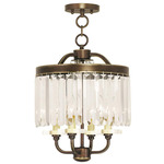 Ashton Chandelier - Palatial Bronze / Crystal