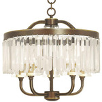 Ashton Bronze Chandelier - Palatial Bronze / Crystal