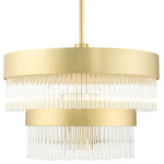 Norwich Chandelier - Soft Gold / Crystal