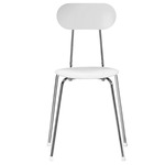 Mariolina Chair Set of 4 - Chrome / White