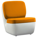 Nimrod Low Chair - White / Yellow