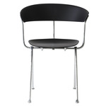 Officina Indoor/ Outdoor Chair - Galvanized / Black