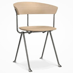 Officina Wood Chair - Galvanized / Natural Wood