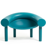 Sam Son Low Armchair - Petrol Blue