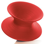 Spun Rotating Low Chair - Red