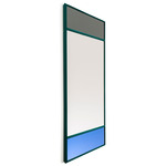 Vitrail Rectangle Mirror - Green / Multicolor