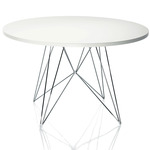 XZ3 Table - Chrome / White