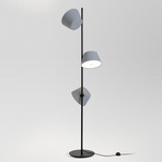 Tam Tam Floor Lamp - Black / Silver Grey