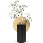 Malevich Vase - Black / Brass