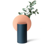 Malevich Vase - Pigeon Blue / Copper