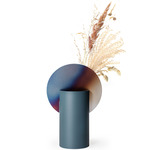 Malevich Vase - Pigeon Blue / Burned Steel