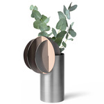 Delaunay Vase - Stainless Steel / Powder Pink