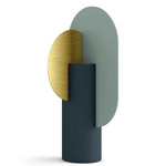 Yermilov Vase - Ocean Green / Sage / Brass