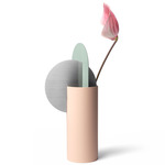 Yermilov Vase - Powder Pink / Celery / Stainless Steel