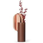 Gabo Vase - Coffee Brown / Beige / Copper