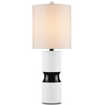Althea Table Lamp - White / Black / Off White