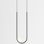 Apogee Pendant - Black / Frosted